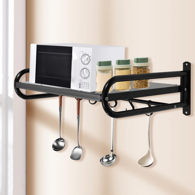 Commercial Kitchen Manufacturers - Duvara Monte Edilen Mikrodalga Fırın Rafı,