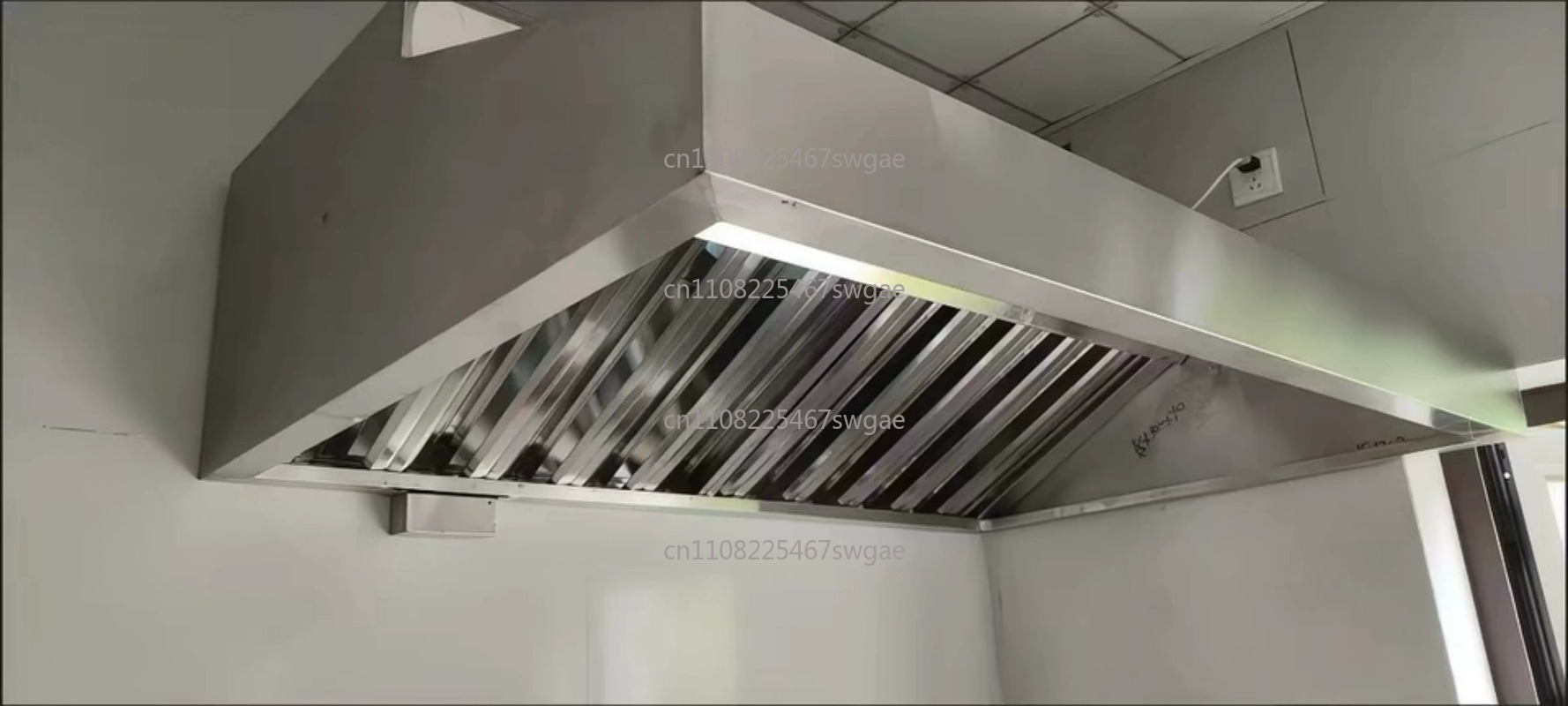 Commercial Kitchen Hood - Çelik Mutfak Davlumbazı Restoran Otel İçin