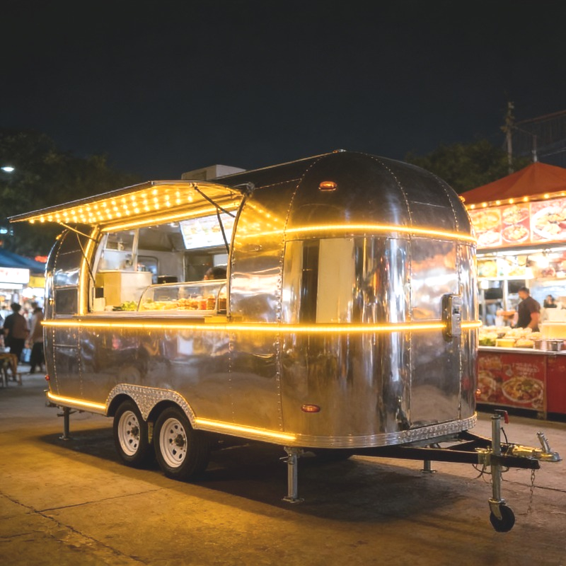 Commercial Kitchen Trailer - 4WD Yiyecek Römorku Tam Donanımlı Mutfak