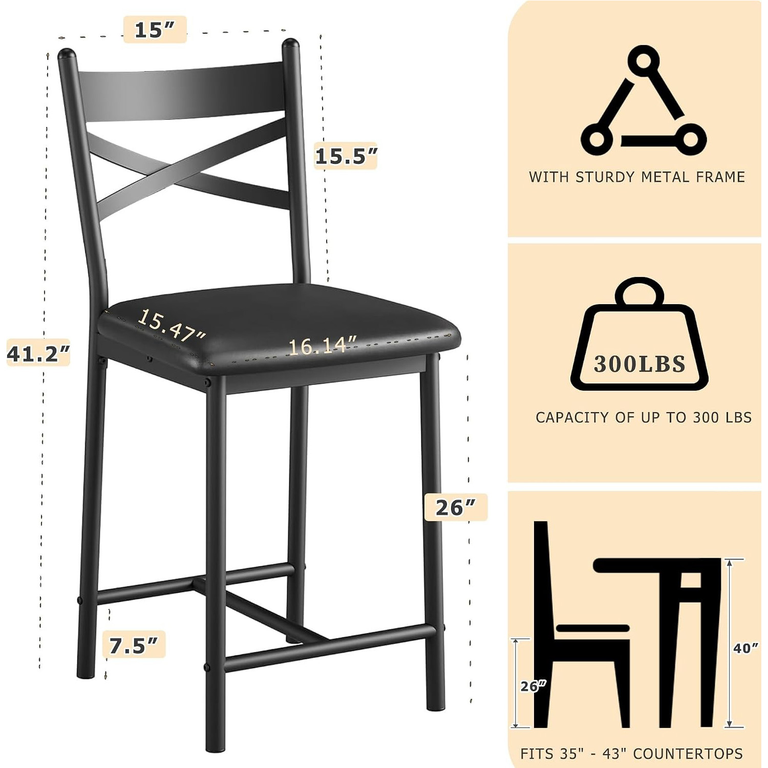 4 Adet, 26 İnç Yüksekliğinde,  - Commercial Kitchen Island incelemesi ve fiyatı