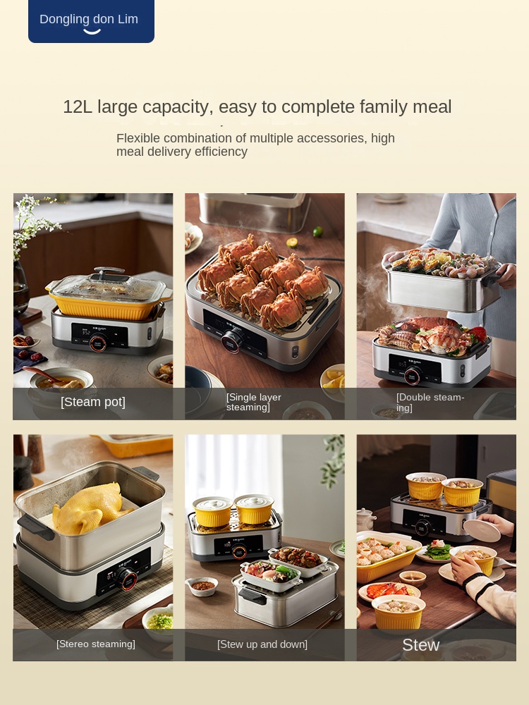 Donlim DL-1005 çok fonksiyonlu - Commercial Kitchen Steamer incelemesi ve fiyatı