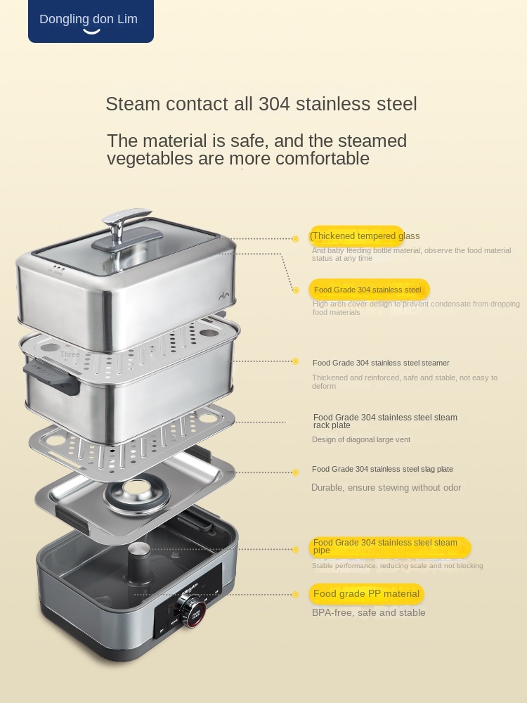 Donlim DL-1005 çok fonksiyonlu - Commercial Kitchen Steamer incelemesi ve fiyatı