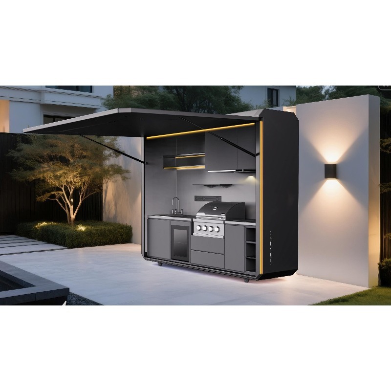 Ticari Modüler Dış Mekan Mutfa - Commercial Kitchen Layouts incelemesi ve fiyatı