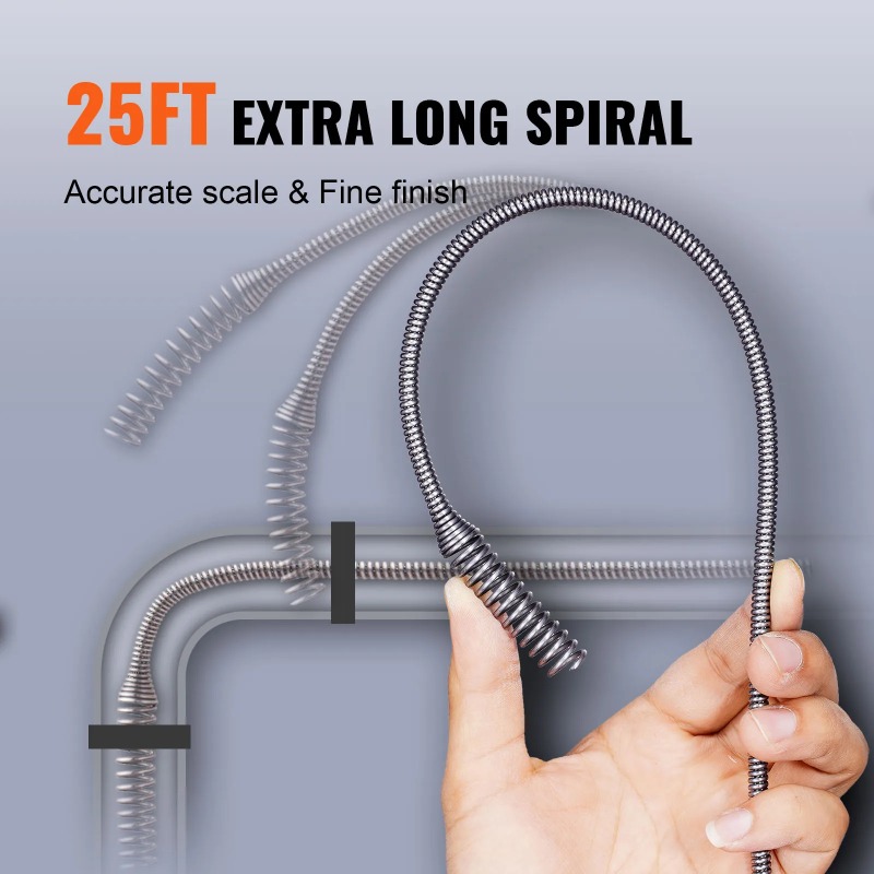 25FT Otomatik Boru Temizleyici - Commercial Kitchen Manufacturers incelemesi ve fiyatı