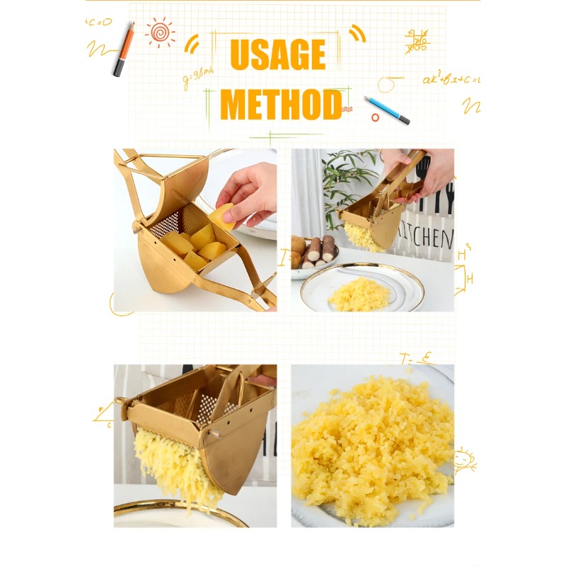 1 adet Altın Patates Ezici Man - Commercial Kitchen Manufacturers incelemesi ve fiyatı