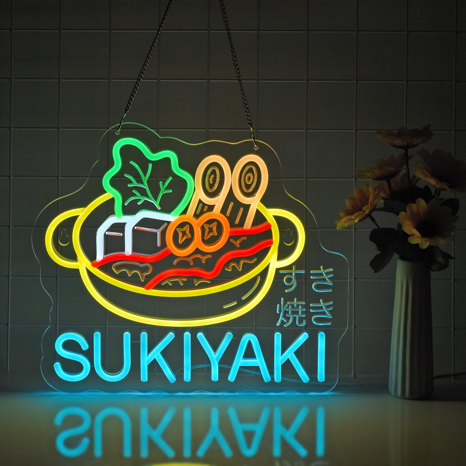 Sukiyaki Neon Tabela LED Duvar - Commercial Kitchen Japanese incelemesi ve fiyatı